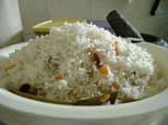 Fluffy cooked rice