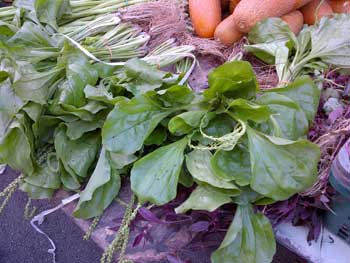 Fresh vegetables at the market