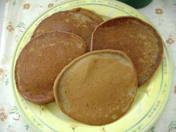 Gingerbread pancakes