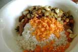 Rice and nuts