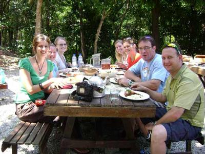 Happy campers at Spice Garden.