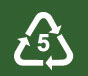 Tupperware recycling logo