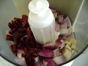 Spices in processor